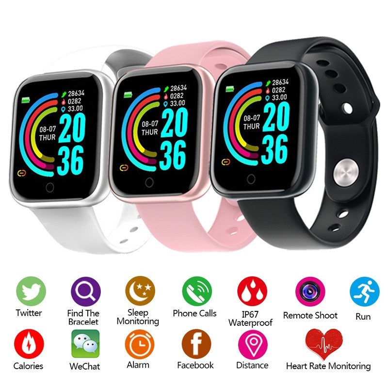 Smartwatch D20 + Fone Bluetooth I7S