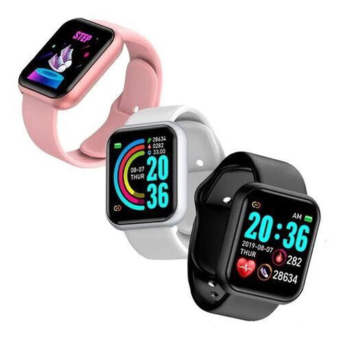 Smartwatch D20 + Fone Bluetooth I7S