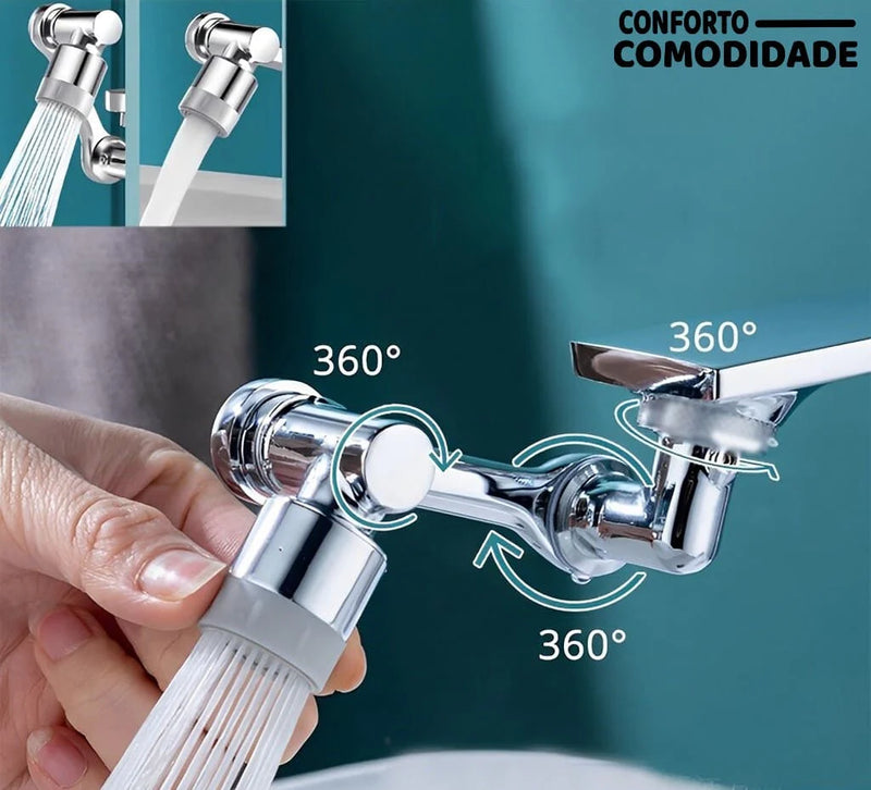 Extensor Giratório de Torneira Universal 1080º HouseNeo™