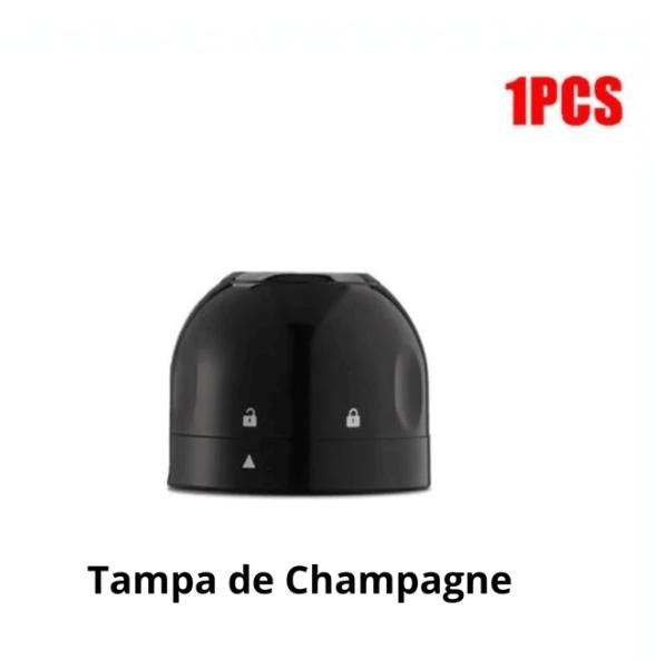 Tampa para Garrafa de Vinho a Vácuo - Lock Vácuo